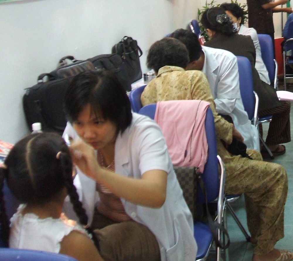 The Central Eye Hospital has been overloaded with patients admitted for conjunctivitis treatment. (File photo) The Central Eye Hospital has been overloaded with patients admitted for conjunctivitis treatment. (File photo)